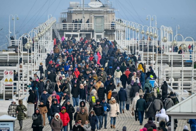 Niezależnie od pogody Sopot przyciąga tłumy spacerowiczów!