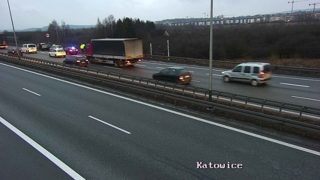 Wypadek na A4 spowodował na obwodnicy Krakowa duży korek