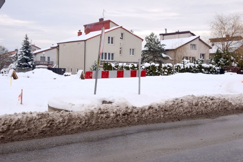 Wstrzymane prace na ulicy Wojska Polskiego w Kielcach. Dlaczego? Zobacz zdjęcia