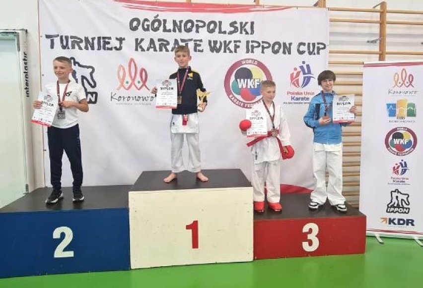 Dwa medale z Koronowa przywieźli szamotulscy karatecy