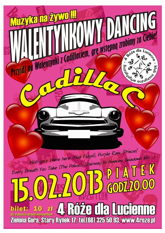 WALENTYNKOWY DANCING Z ZESPOŁEM CADILLAC