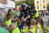 Akcja „Pomachaj Kierowcy" w powiecie śremskim. Policjanci spotkali się z przedszkolakami z Dolska i Wieszczyczyna [zdjęcia]