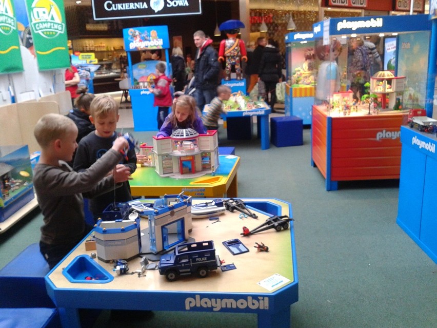 W Centrum Handlowym Bielawy odbył się jedyna w swoim rodzaju interaktywna wystawa Playmobil.