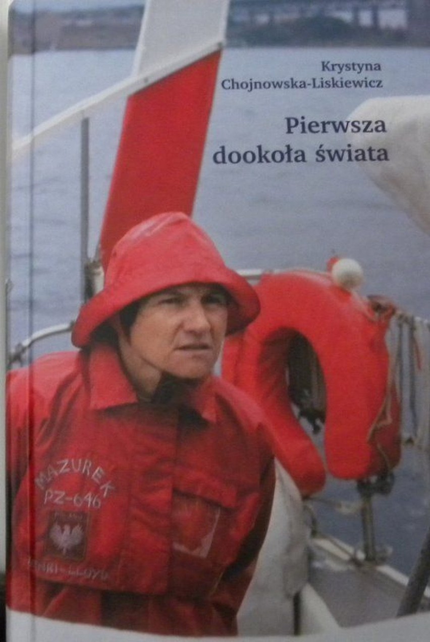 Okładka książki "Pierwsza dookoła Swiata".Autor - kapitan...
