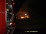 Pożar w Starachowicach. Palił się Reno Trafic [zdjęcia]