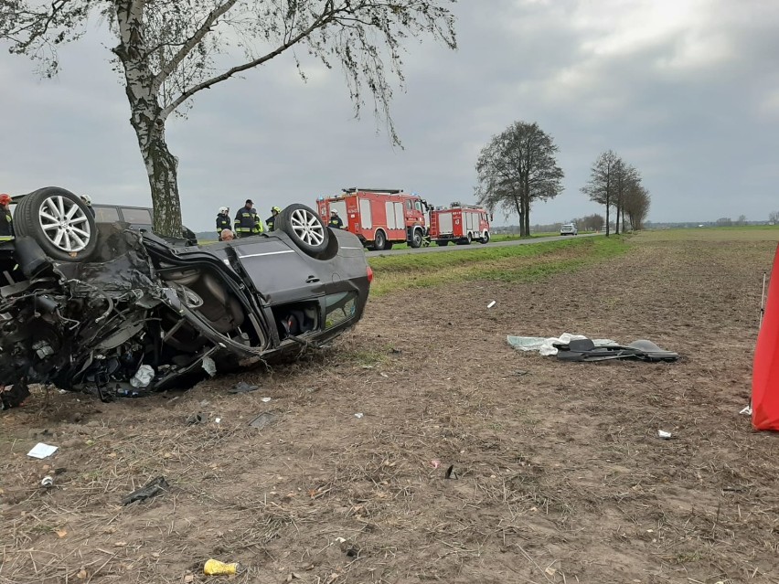 Śmiertelny wypadek w miejscowości Lipie koło Kępna