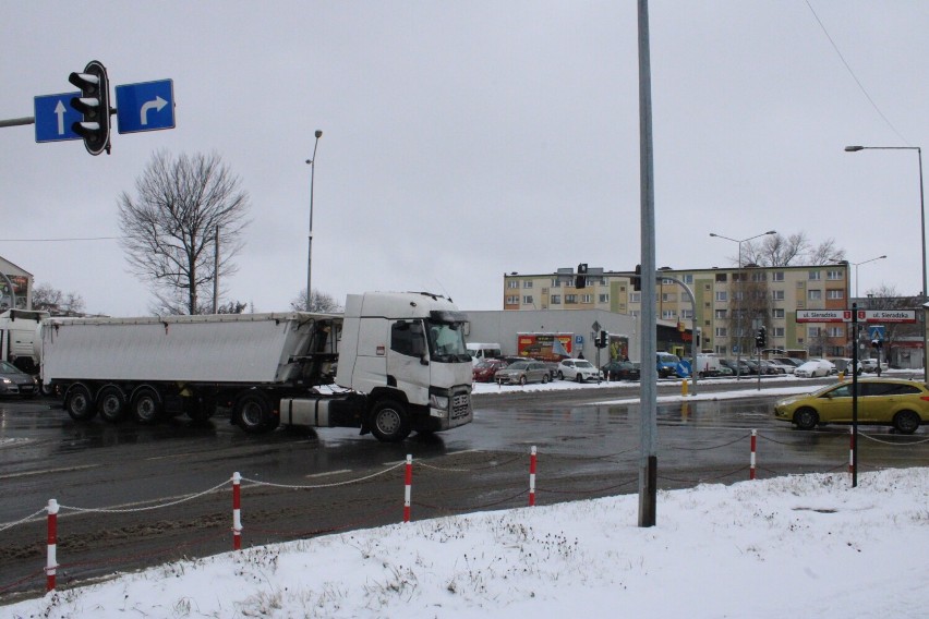 Awaria świateł na głównym skrzyżowaniu w Wieluniu