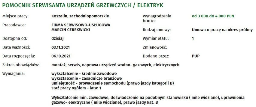 Jeśli szukasz pracy w Koszalinie lub okolicach to sprawdź...