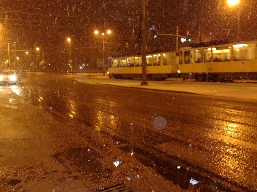 W godzinach wieczornych w Szczecinie zaczął padać deszcz ze...
