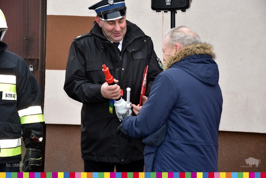 OSP w Borkowie w gminie Kolno ma nowy wóz. To lekki samochód ratowniczo-gaśniczy