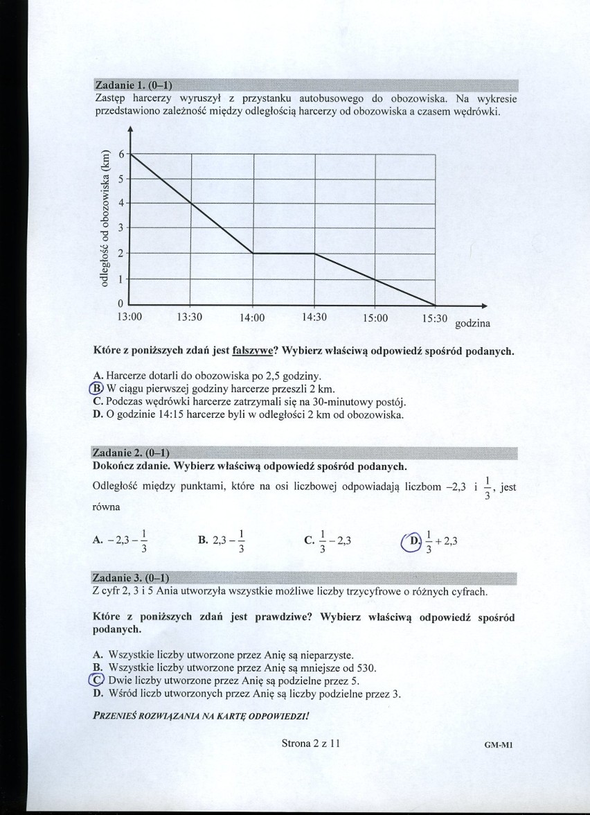 Egzamin gimnazjalny 2016: ODPOWIEDZI z matematyki...