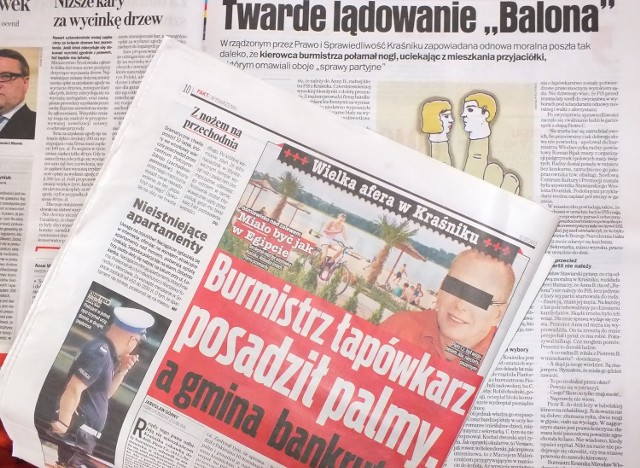 Przegląd prasy. Media ogólnopolskie donoszą o wydarzeniach z 36-tysięcznego Kraśnika.