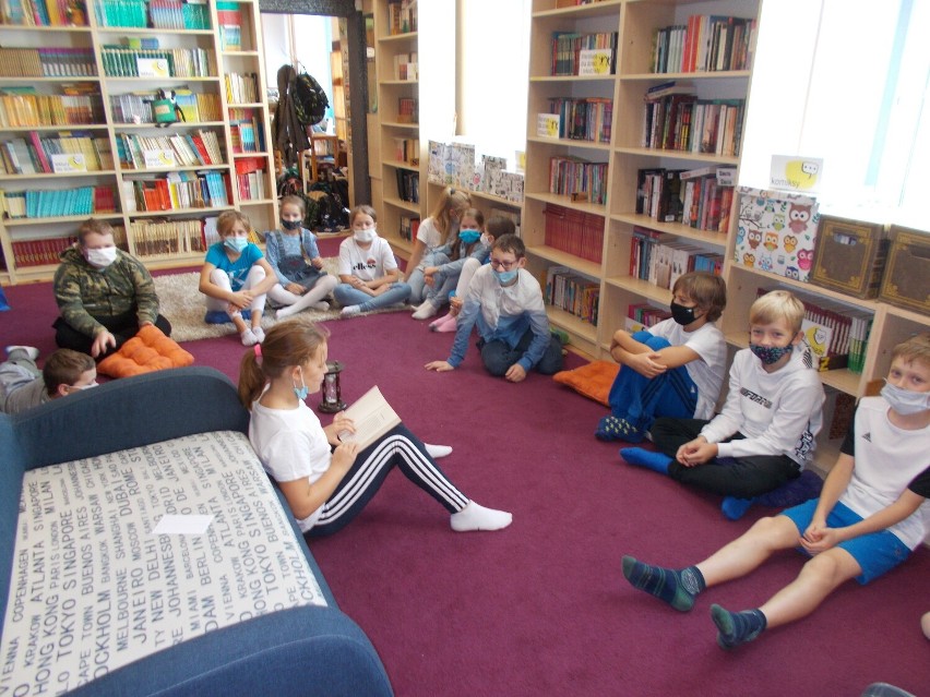 Spotkania z literaturą uczniów ze Szkoły Podstawowej w Wicku
