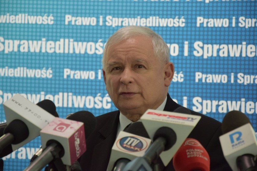 Jarosław Kaczyński w Trzciance