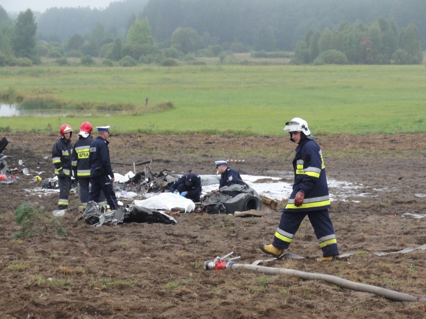 Wypadek helikoptera 13.09.2013 r. Wygonin gm. Stara Kiszewa. Katastrofa śmigłowca. Wstępny raport