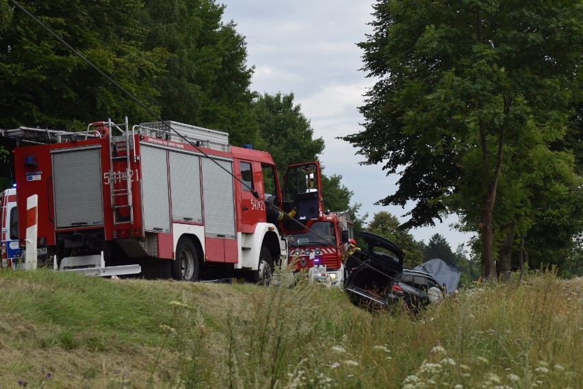 Poważny wypadek na DK11 koło Szczecinka. Wielki korek [zdjęcia]