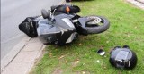 Wypadek motocyklisty koło Nakła