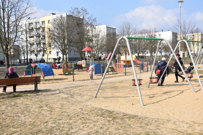 Plac zabaw w Parku 600-lecia w Wągrowcu