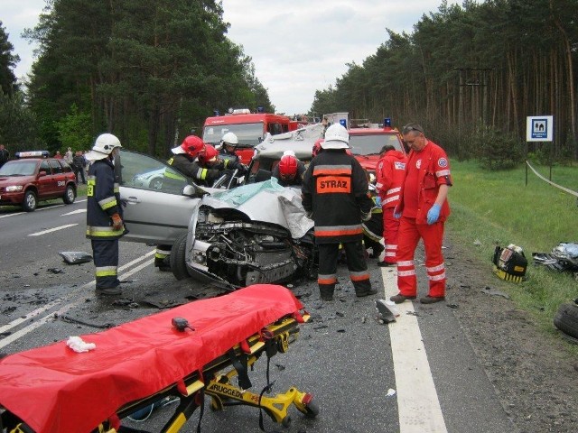 Kierowca forda zginął na miejscu