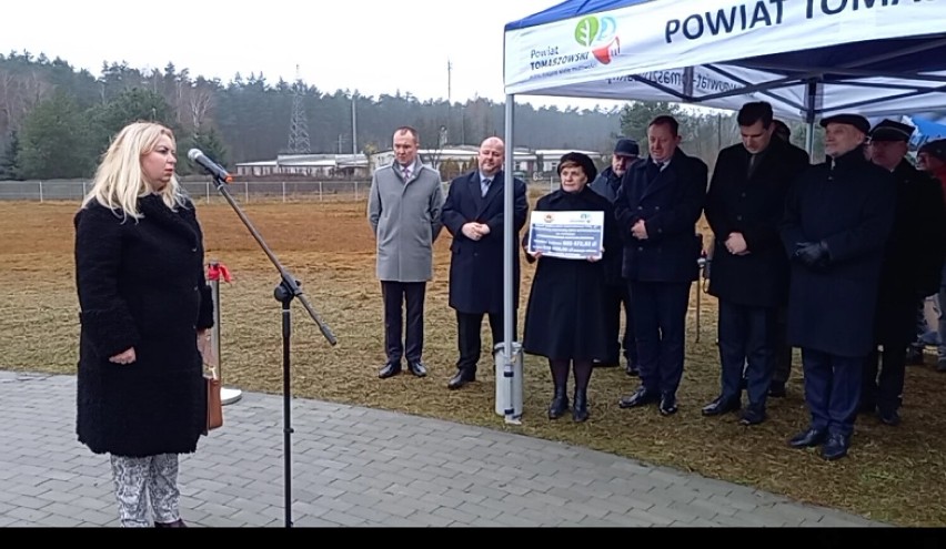 Otwarcie lądowiska dla śmigłowców LPR przy ul. Podleśnej w Tomaszowie [ZDJĘCIA]