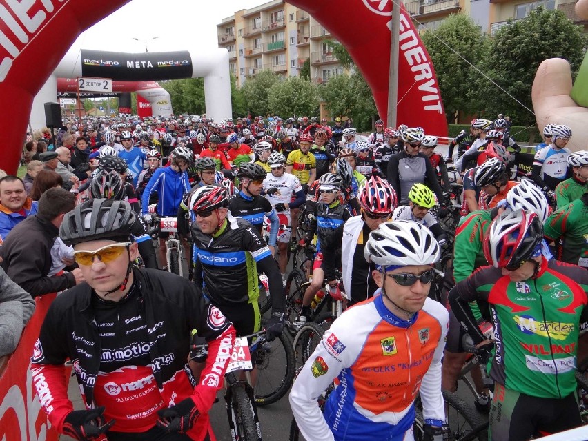 Bursztynowy Bike Maraton zorganizowano w Wieluniu po raz...