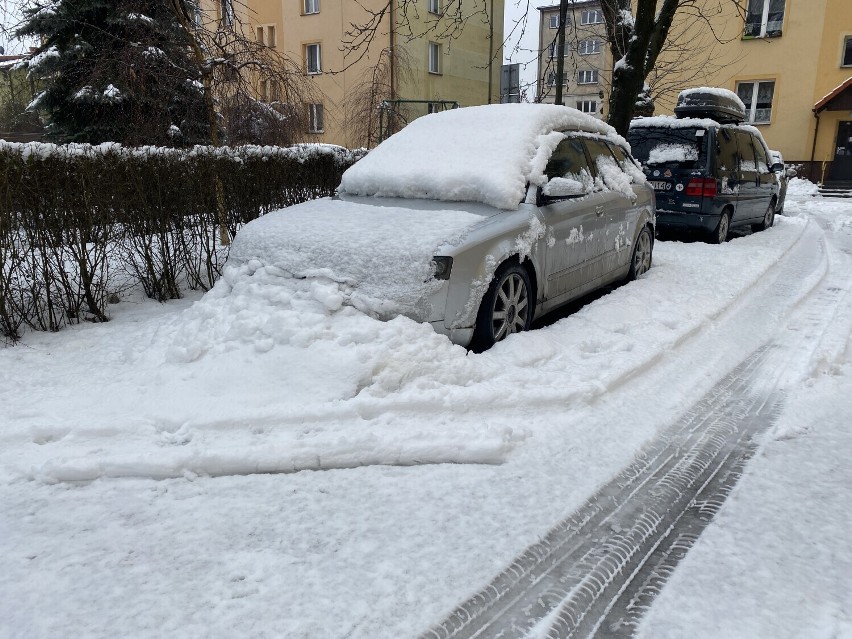 Zima na olkuskich drogach (zdjęcie z archiwum)