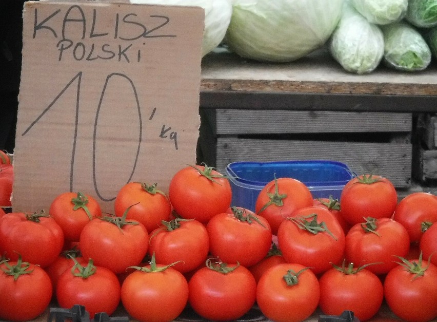 Pomidory Kalisz były w cenie 10 złotych za kilogram