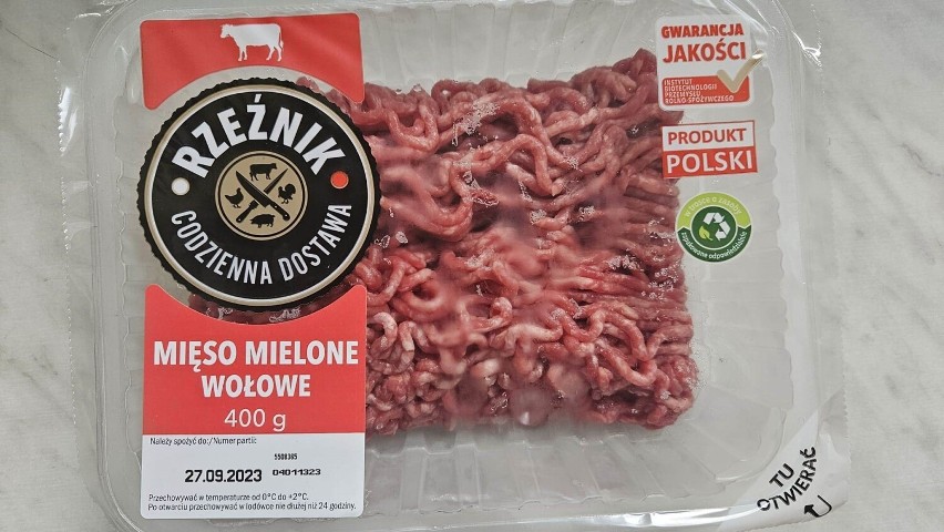 GIS ostrzega przed zakażoną partią mięsa w Lidlu