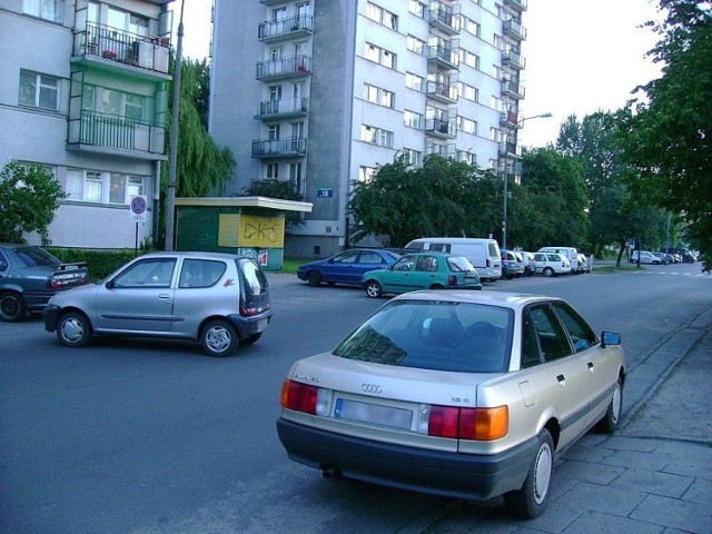 Taki widok zastali o poranku mieszkańcy ulicy Bielicowej.