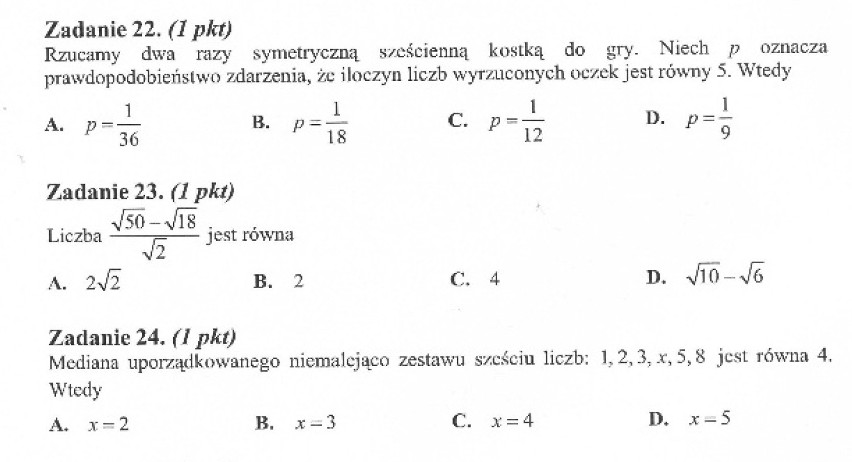 Matura 2013 Matematyka: Arkusze, Wyniki, Odpowiedzi [Poziom Rozszerzony]