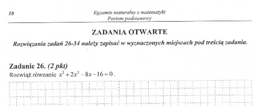 Matura 2013 Matematyka: Arkusze, Wyniki, Odpowiedzi [Poziom Rozszerzony]