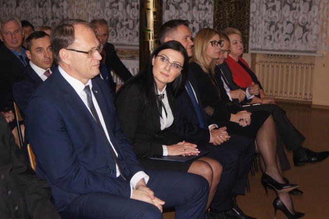 Jarosław Ferenc, prezydent Radomska i szef RdR oraz Beata Pokora, starosta radomszczański i szefowa Wspólnego Samorządu