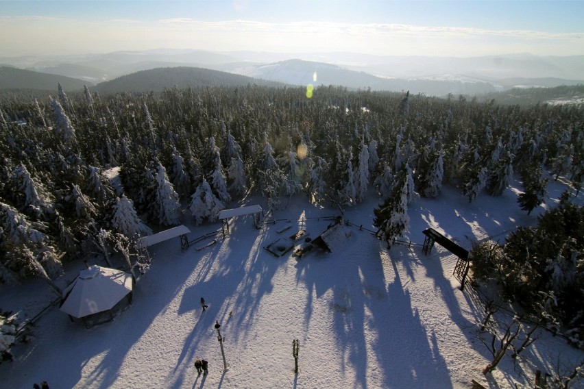 Górska Panorama widoczna z Wielkiej Sowy