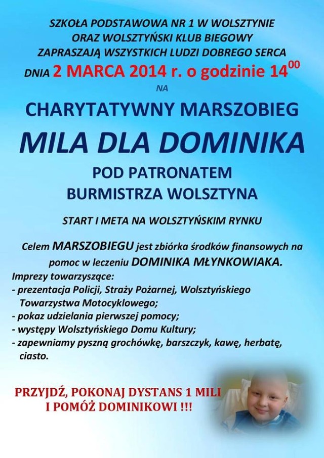 Mila dla Dominika z Wolsztyna