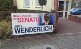 W Ciechocinku zniszczono banery wyborcze Jerzego Wenderlicha [zdjęcia]