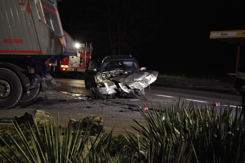 Wypadek na drodze Śrem - Pysząca - 25.11.2013 r.