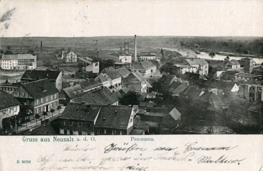 Panoramiczna kartka pocztowa wykonana ok. 1913 r., z wieży...