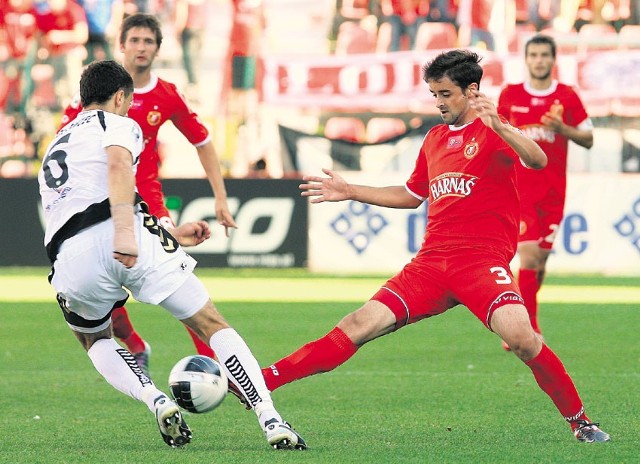 Trener Widzewa sprawdzi formę Bruno Pinheiro, bo Portugalczyk już odbył karę za kartki