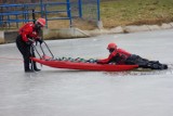 Gmina Czermin. Strażacy doskonalili swoje umiejętności z zakresu ratownictwa wodno-lodowego