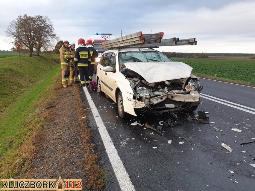 Karambol na DK 11 pod Byczyną.