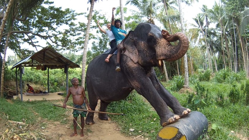 Monika i Asi na Sri Lance