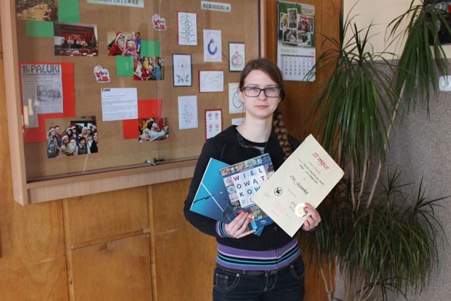 Ola Jeziorska zajęła trzecie miejsce w ogólnopolskim konkursie literackim, w kategorii jednostronnicowych komiksów manga.