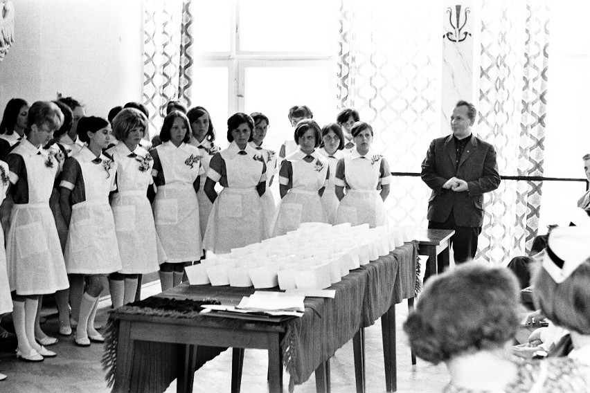 Impreza u pielęgniarek z Sieradza w roku 1965
