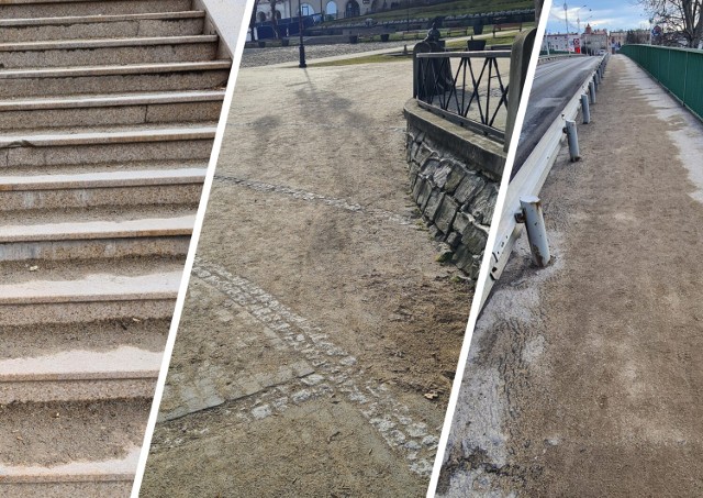 Miasto musi oszczędzać, ale raczej nie na choćby doraźnym sprzątnięciu piasku z chodników.