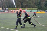 Strażacy walczyli w deszczu. Miejsko- gminne zawody sportowo- pożarnicze w Wągrowcu [FOT.] 