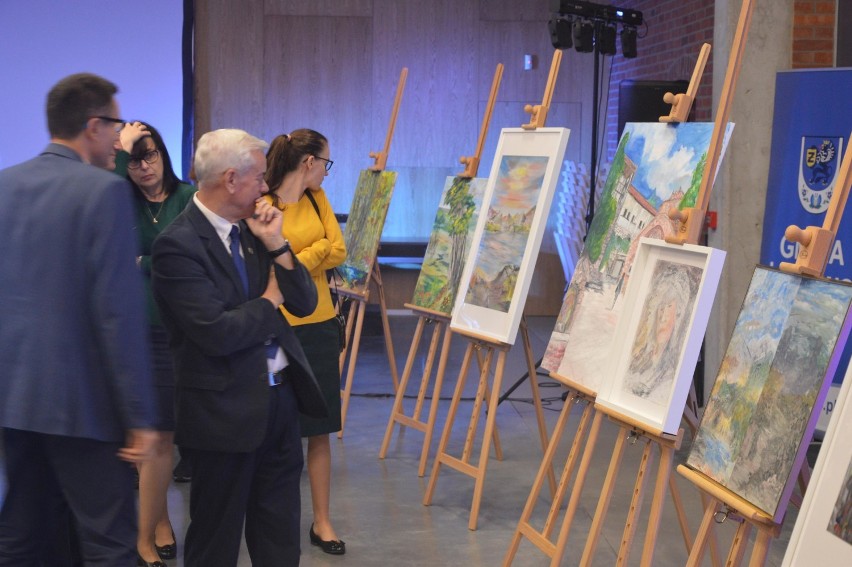 W Centrum Kultury „Spichlerz” otwarto wystawę obrazów Kostasa Milionisa [ZDJĘCIA]