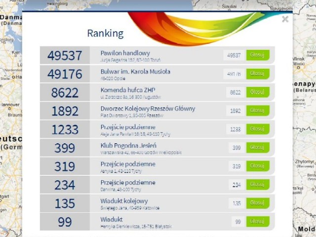 Toruń na czele rankingu. Opole tuż za nim. Głosowanie trwa.