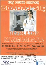 Bezpłatna MAMMOgrafia w Wągrowcu