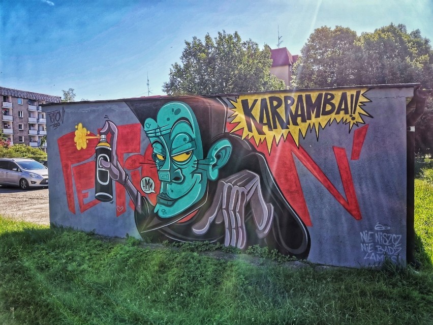 Kluczborskie murale Petiona