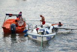 Jezioro Żywieckie: zatonęła łódź, WOPR zapobiegł tragedii